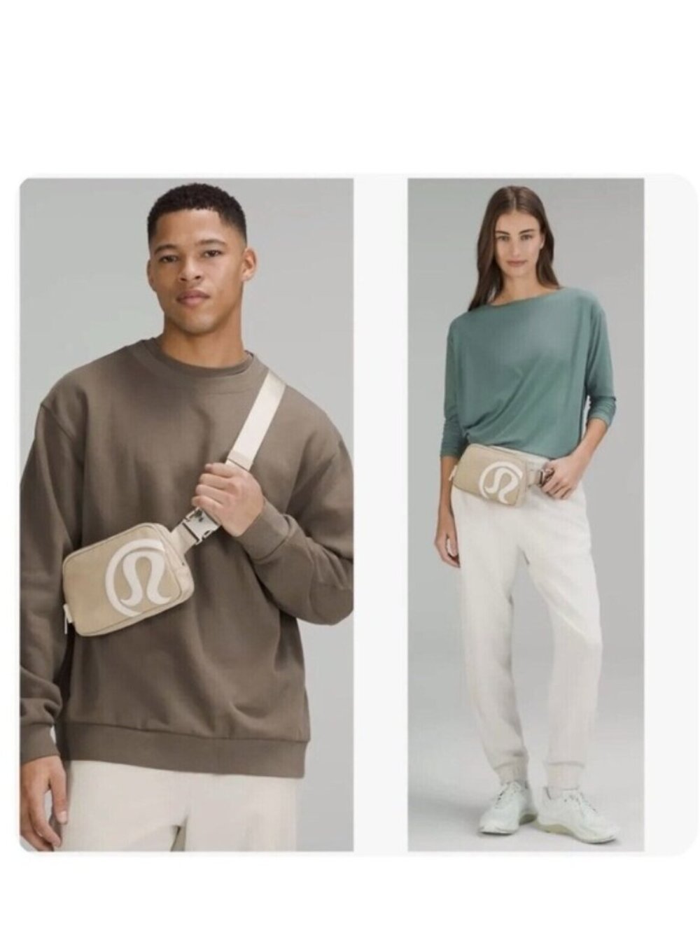 Lululemon | "Trench, White Opal" Everywhere 1L Belt Bag